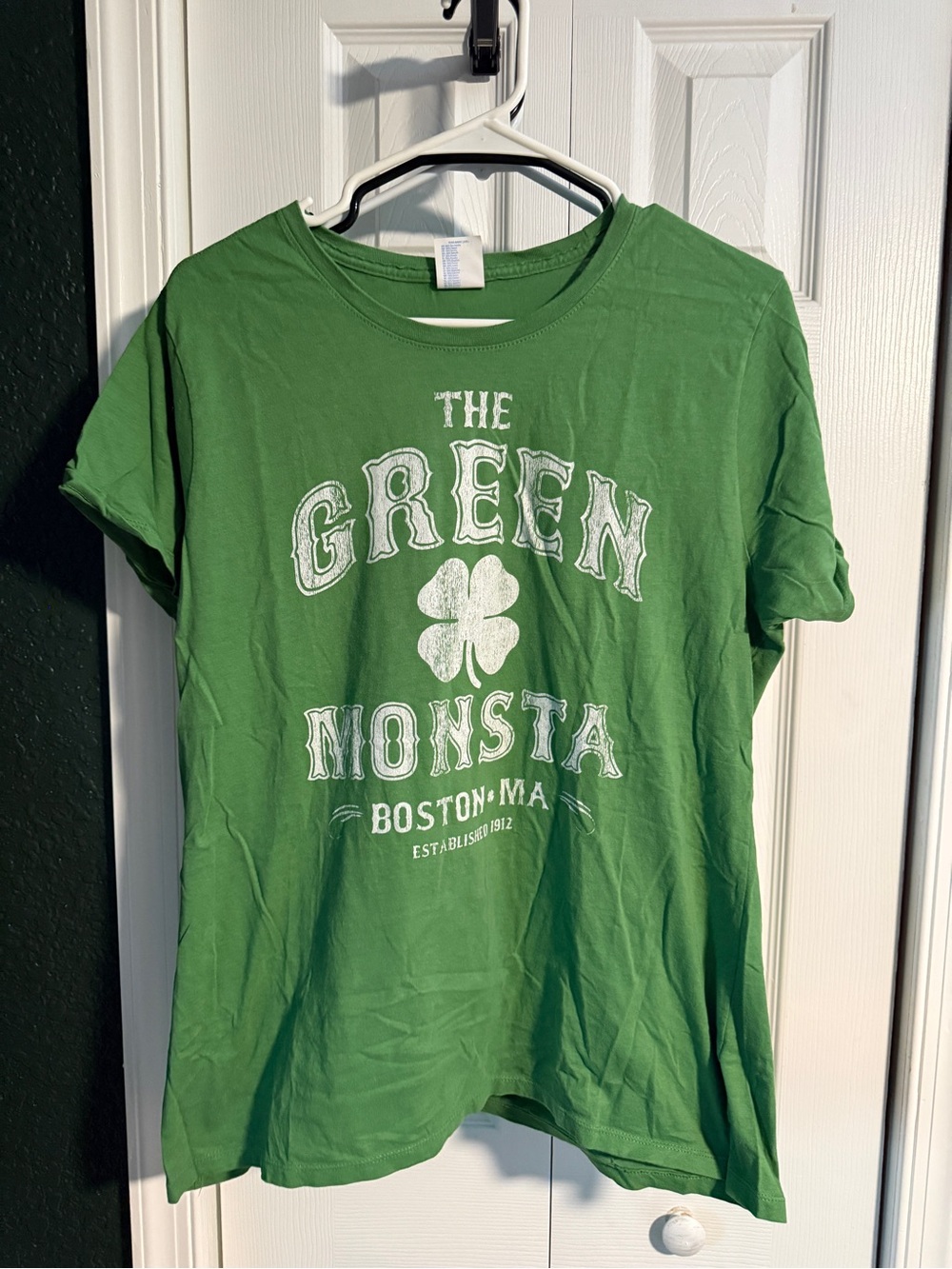 The Green Monsta Boston MA Graphic Tee - Green